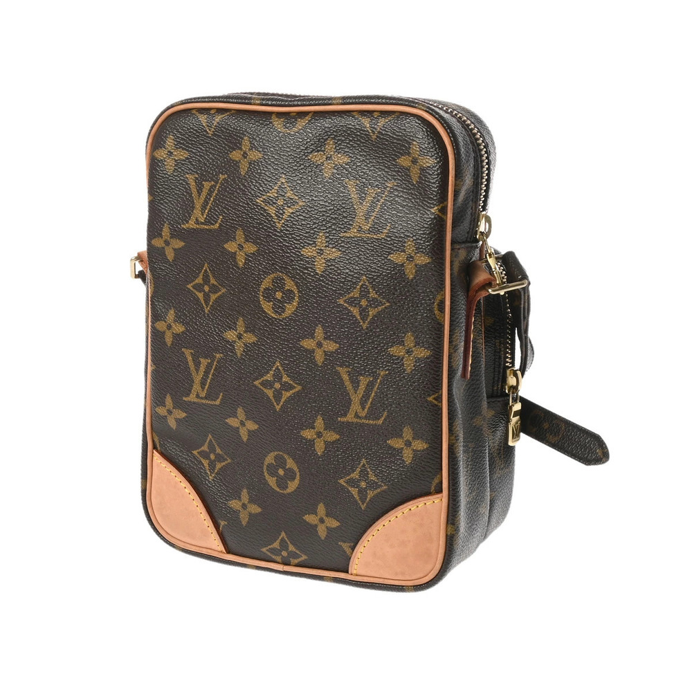 Louis Vuitton Shoulder Amazon Bag Canvas Brown Monogram Brown